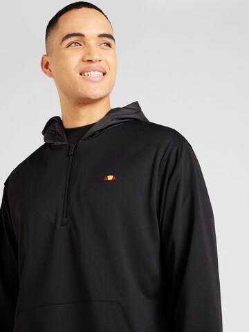 ELLESSE Sweatshirt 'Mercer' in Schwarz