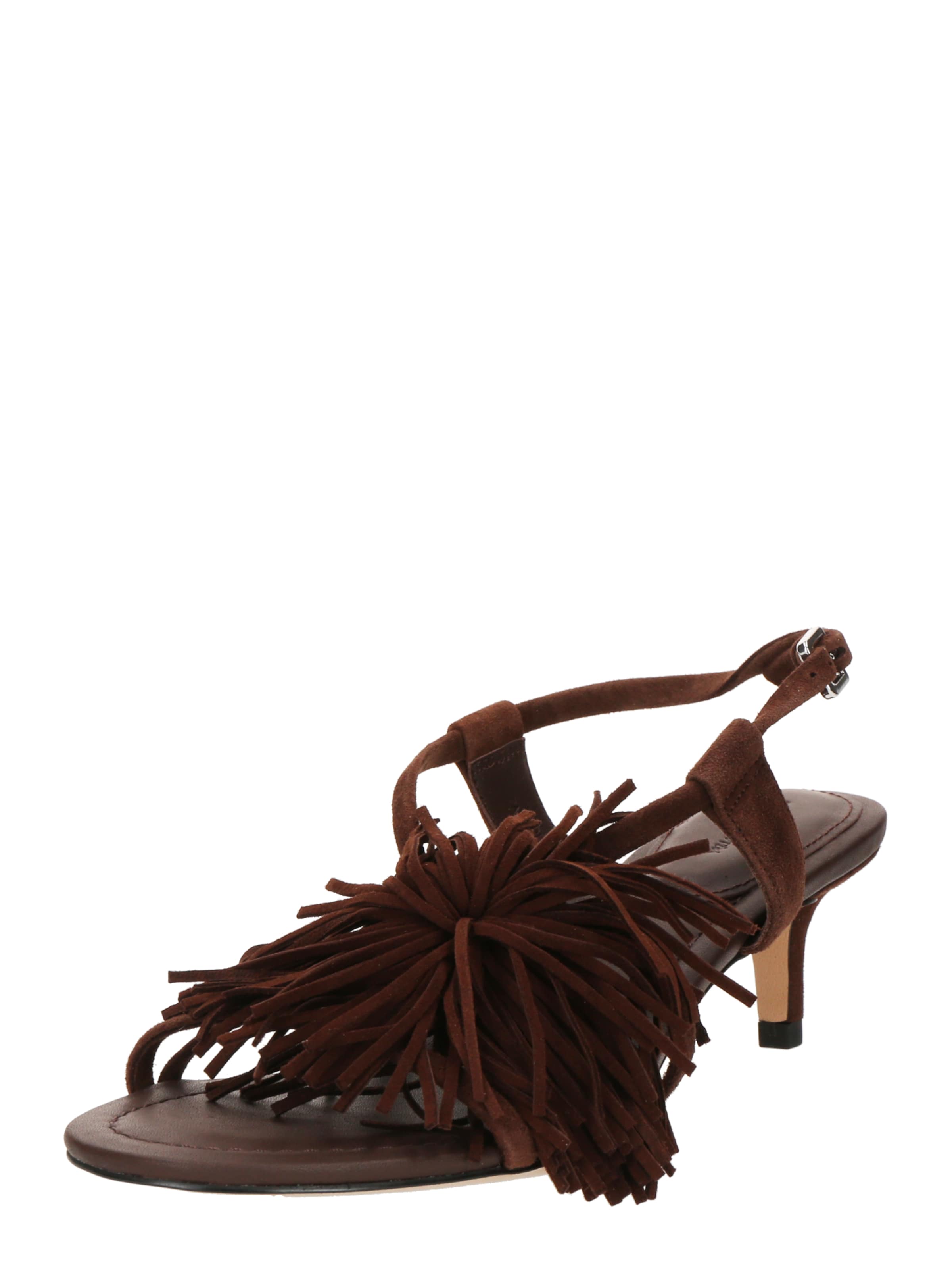 & Other Stories Σανδάλι με λουράκια σε καφέ: μπροστά