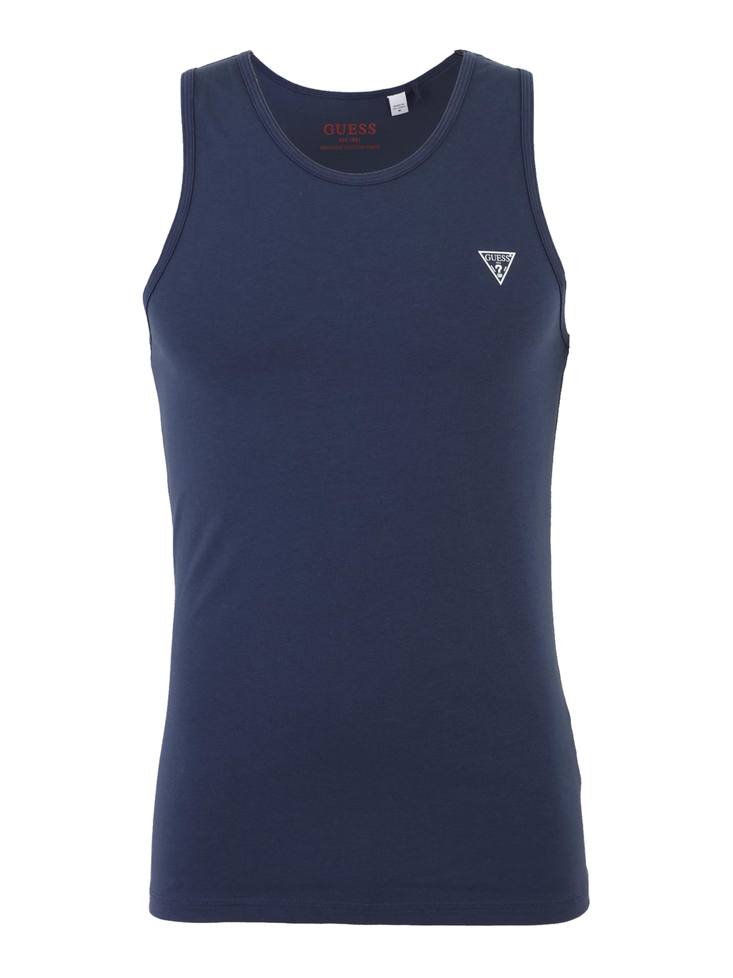 GUESS - Camiseta térmica 'CALEB HERO' en azul: frente