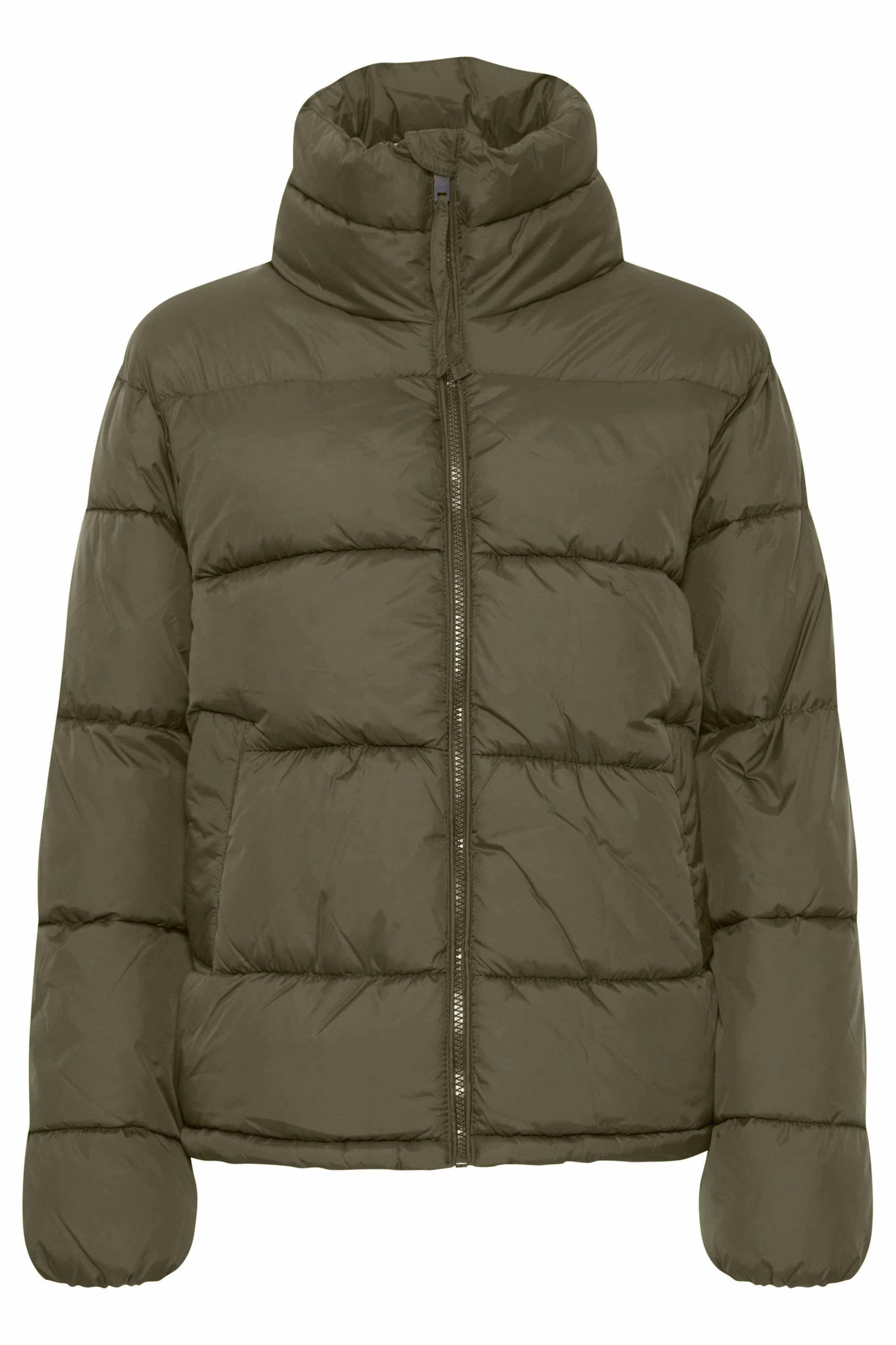 Oxmo Winterjacke 'Bodila' in Grün: Vorderseite