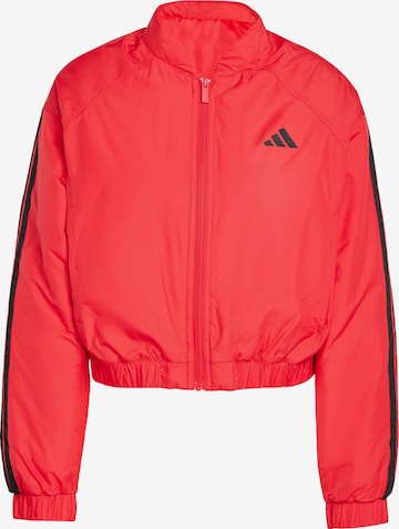 Giacca sportiva 'Essentials' di ADIDAS SPORTSWEAR in rosso: frontale