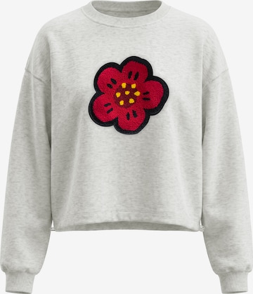 Sweat-shirt MYMO en blanc : devant