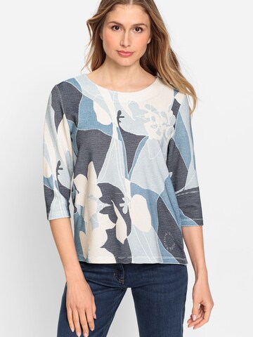 Sweat-shirt Olsen en bleu : devant