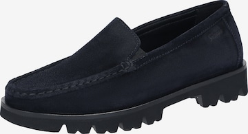 SIOUX Mocassins in Blauw: voorkant