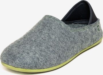 Gottstein Hausschuh 'Filzpantoffel Wool Slip-On' in Grau: Vorderseite