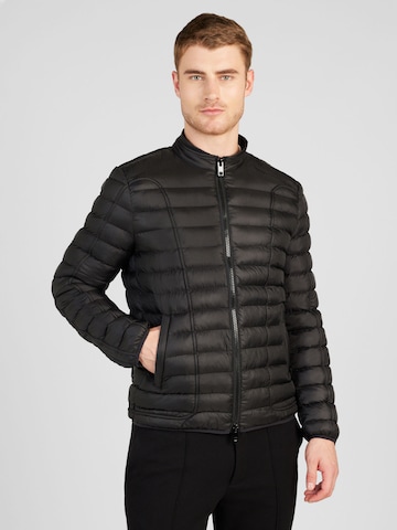 DIESEL Between-Season Jacket 'HAWKYL' in Black: front