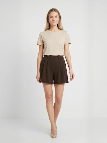 Opal Studio Regular Broek ' Amina ' in Bruin: voorkant