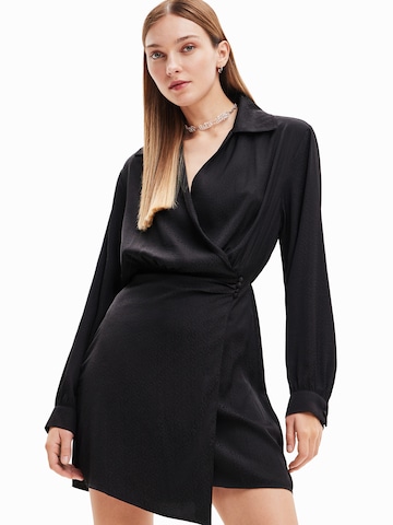 DesigualKoktel haljina 'VEST_MATISSE' - crna boja: prednji dio