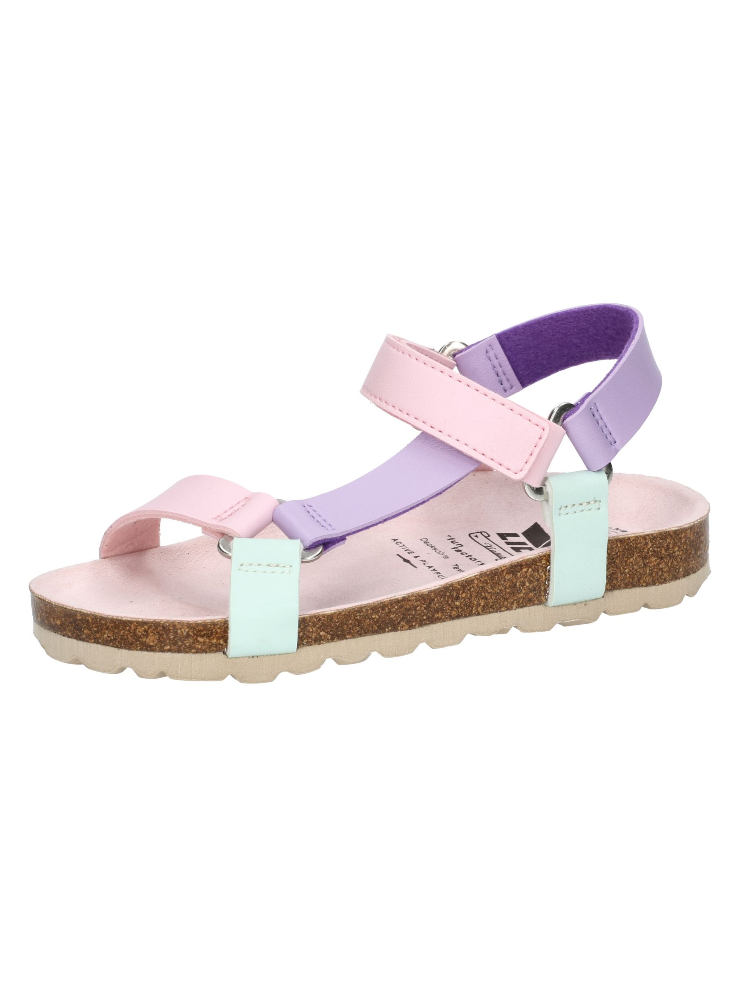 LICO Sandale 'Bioline' in Pink: Vorderseite