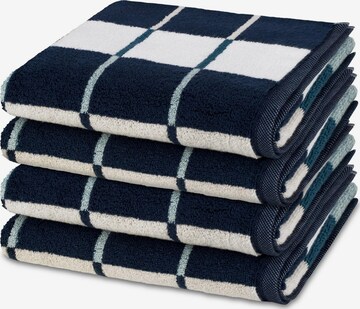 ROSS Towel 'Three Stars' in Blue: front