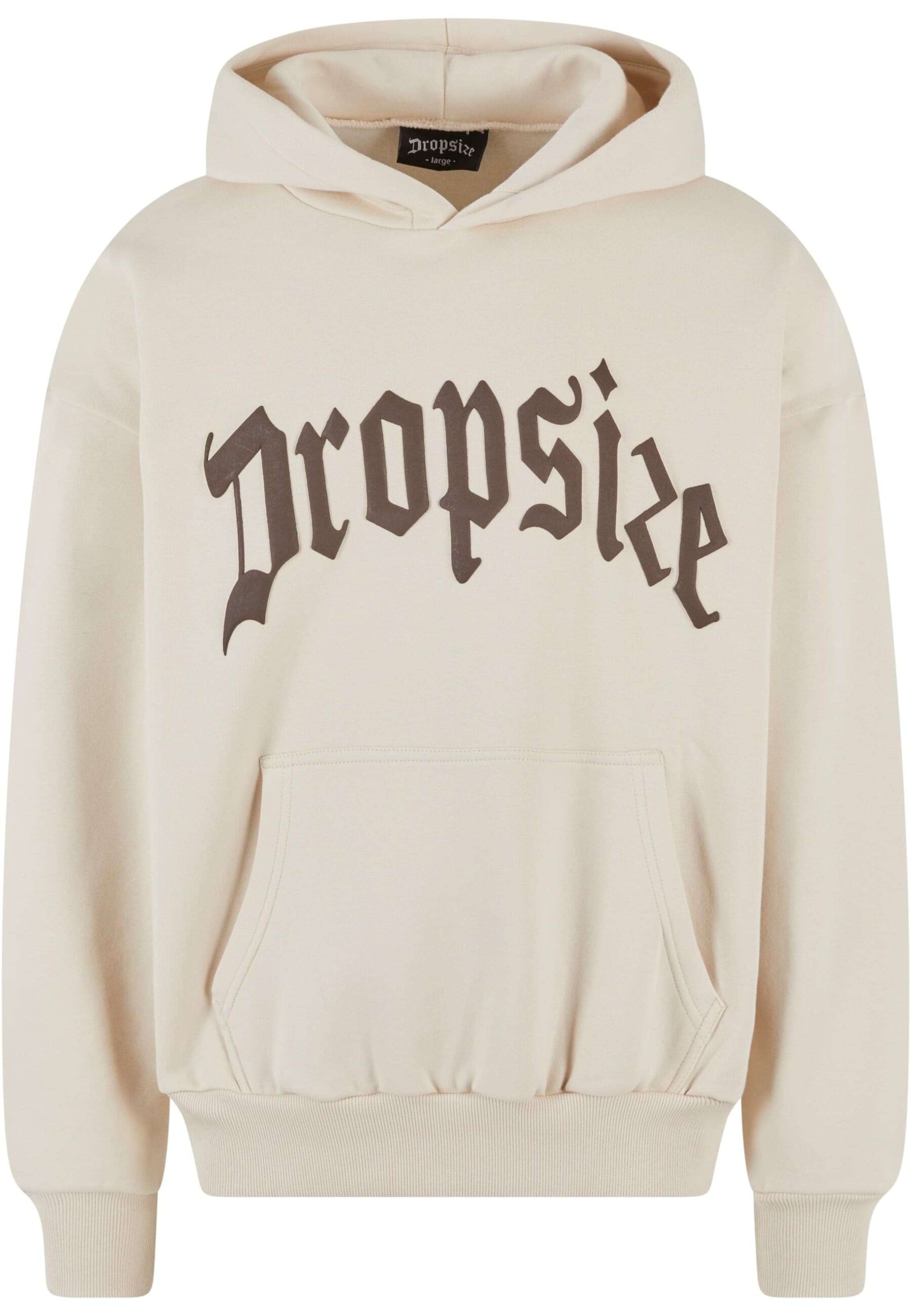 Dropsize Sweatshirt i beige: forside