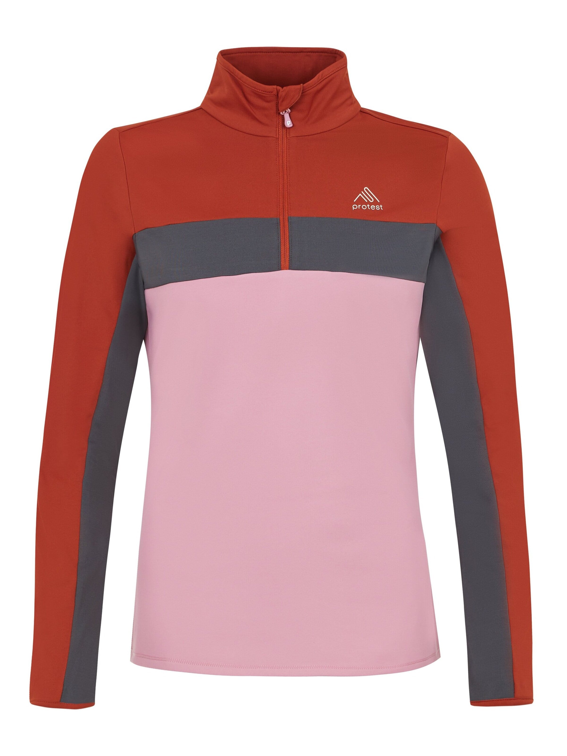 PROTEST Sportief sweatshirt 'PRTNAIADS' in Rood: voorkant