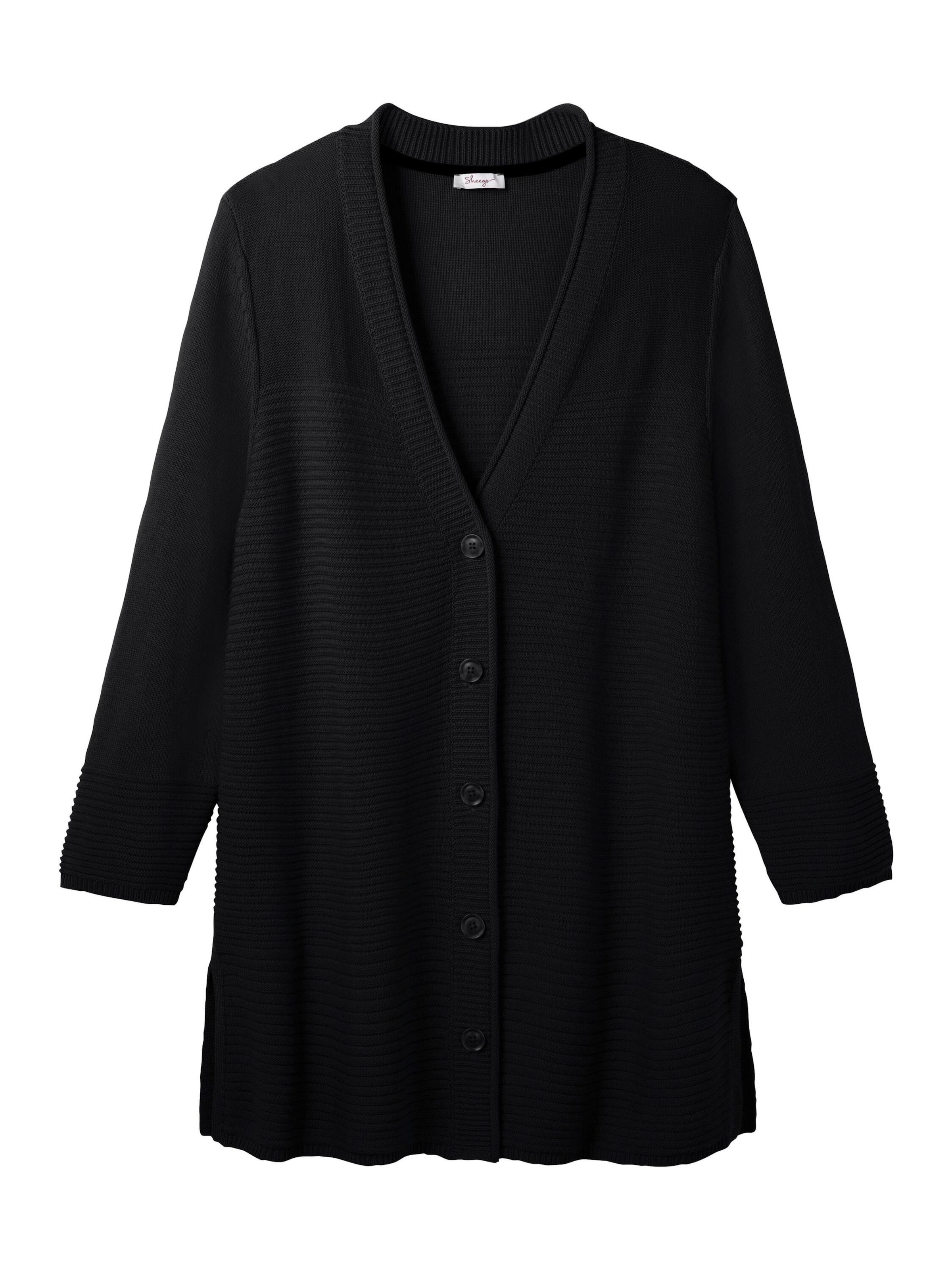 Giacchetta di SHEEGO in nero: frontale