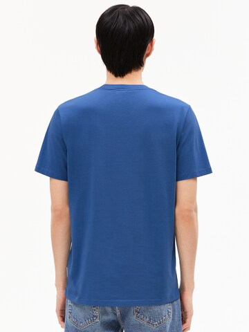 ARMEDANGELS T-Shirt JAAMES SMILEY (GOTS) in Blau