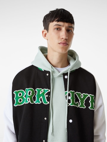 Bershka Between-season jacket in Black