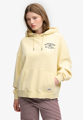 Superdry & Co Sweatshirt in Geel: voorkant