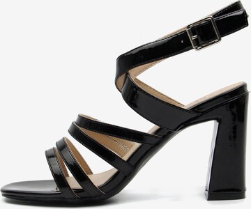 Celena Strap Sandals 'Cecily' in Black: front