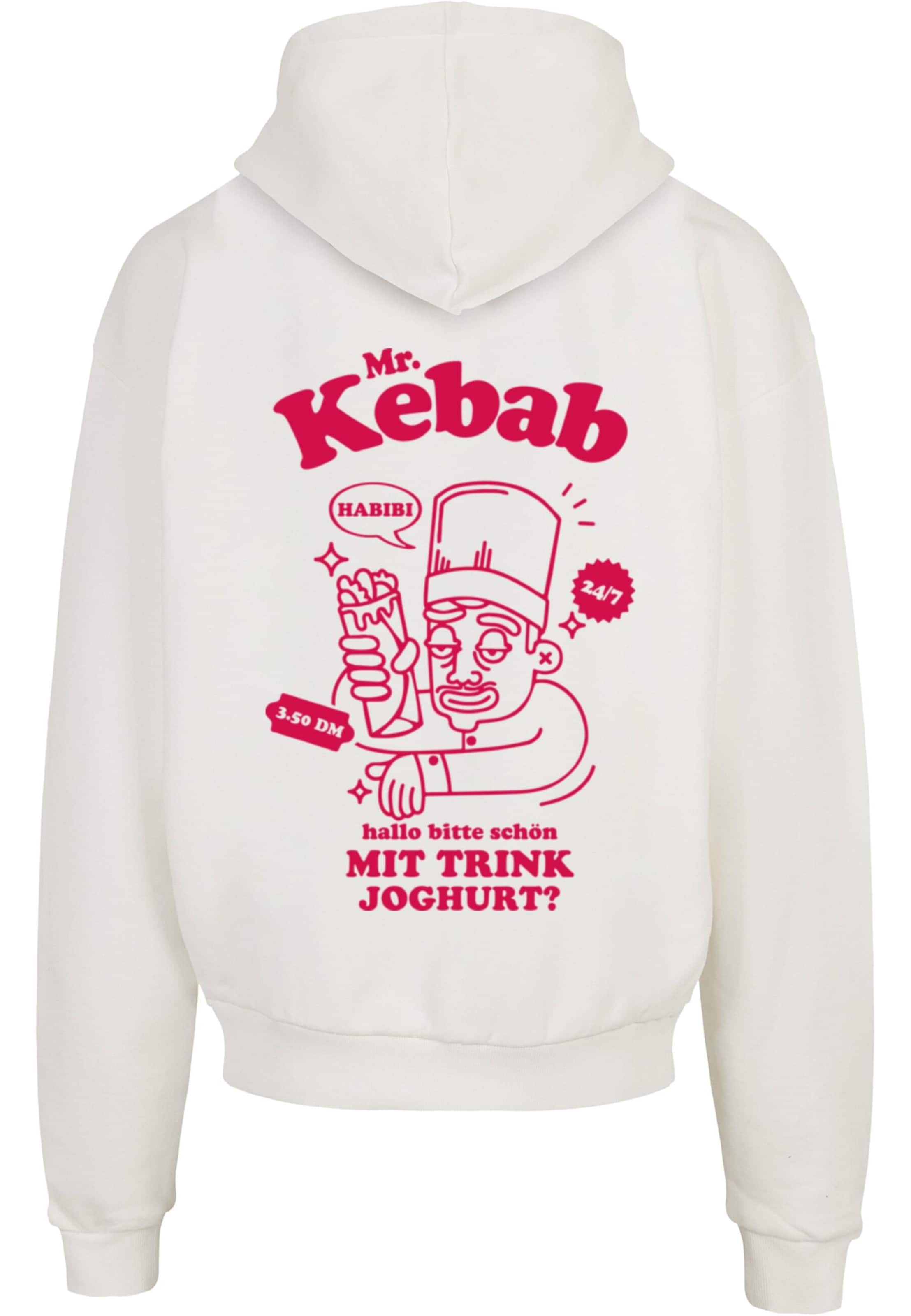 Merchcode - Sweatshirt 'Mr Kebab' em branco