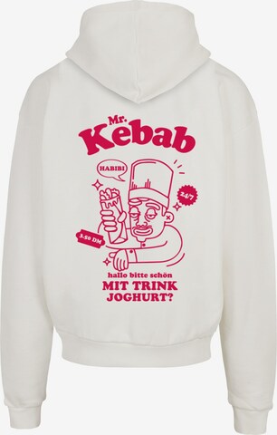 Sweat-shirt 'Mr Kebab' Merchcode en blanc