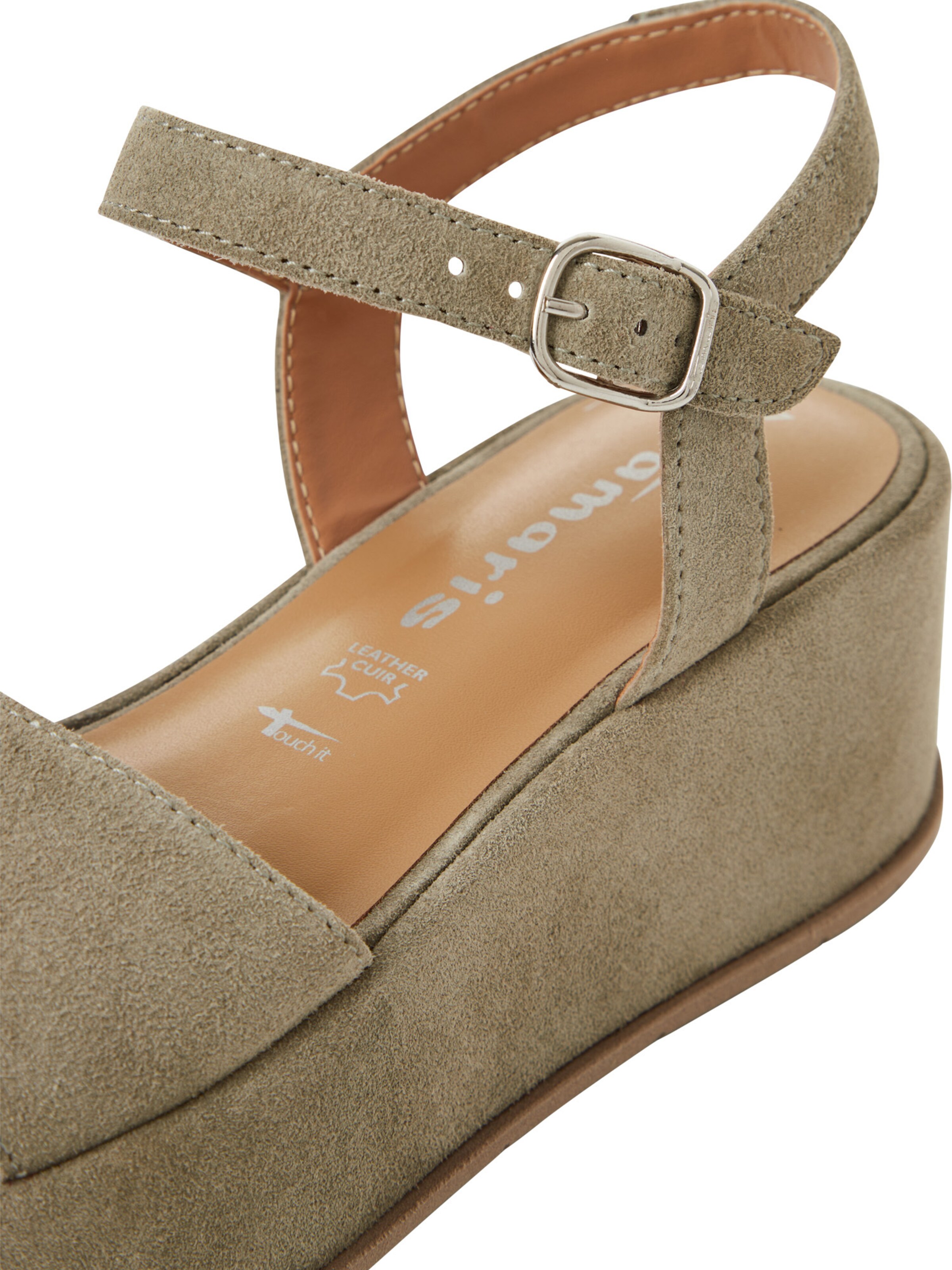 Tamaris Sandale in Grün