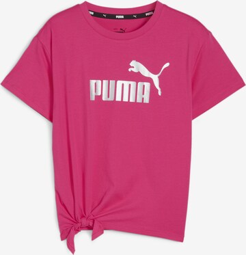 PUMA Shirt 'Essentials' in Pink: front