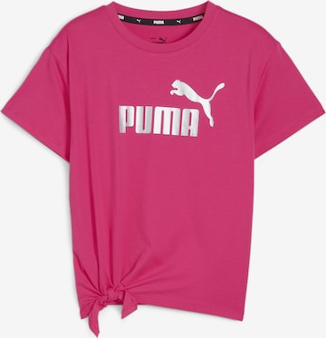 PUMA T-Shirt 'Essentials' in Pink: predná strana