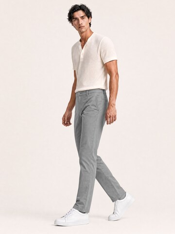 yazubi Slim fit Chino Pants 'Kyle' in Grey