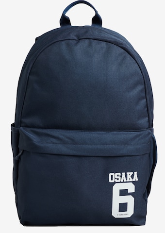 Superdry Backpack in Blue: front