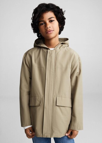 MANGO KIDS Between-Season Jacket 'sergio' in Beige: front