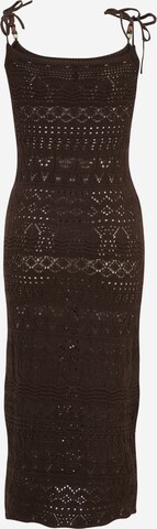 Only Tall Knitted dress 'AVINA' in Brown