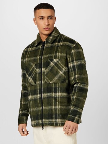 River Island Between-Season Jacket in Green: front