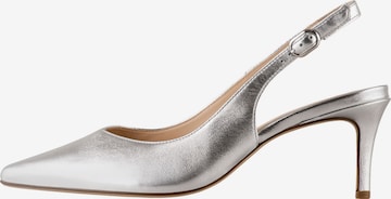 Högl Slingback Pumps 'BOULEVARD' in Silver: front