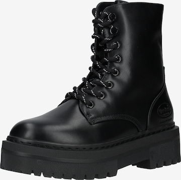 Dockers by Gerli Schnürstiefelette in Schwarz: Vorderseite