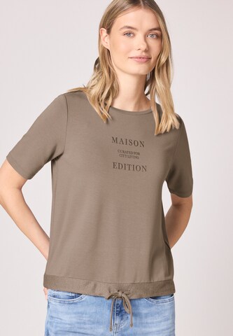 STREET ONE Shirt in Beige: front
