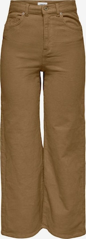 ONLY Wide Leg Bukser 'Hope' i brun: forside