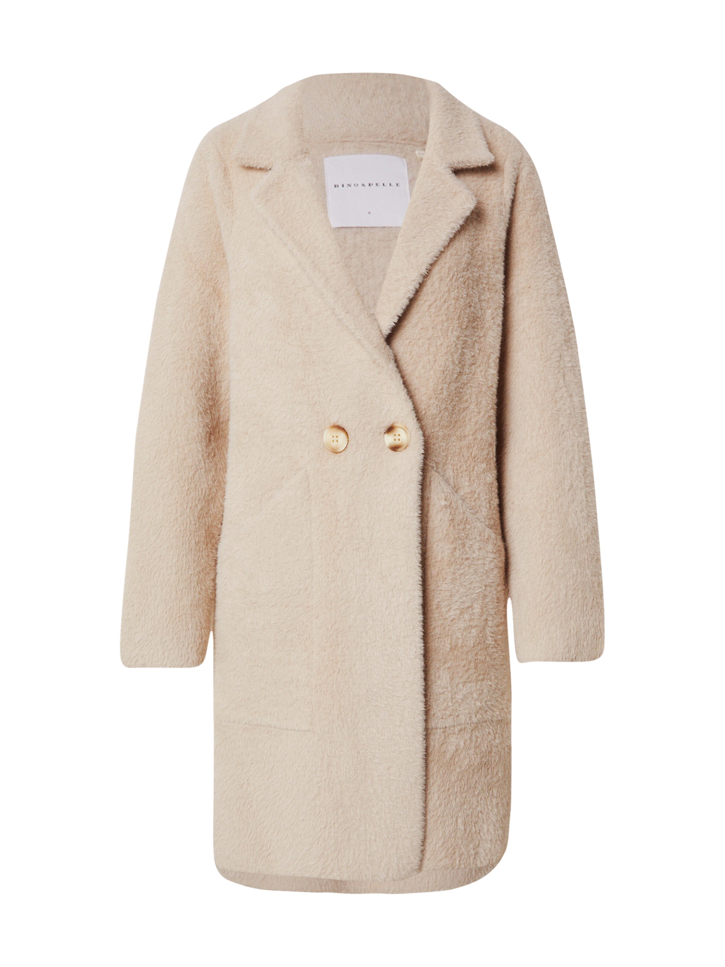 RINO & PELLE Prechodný kabát 'Madina' - Sivá: predná strana