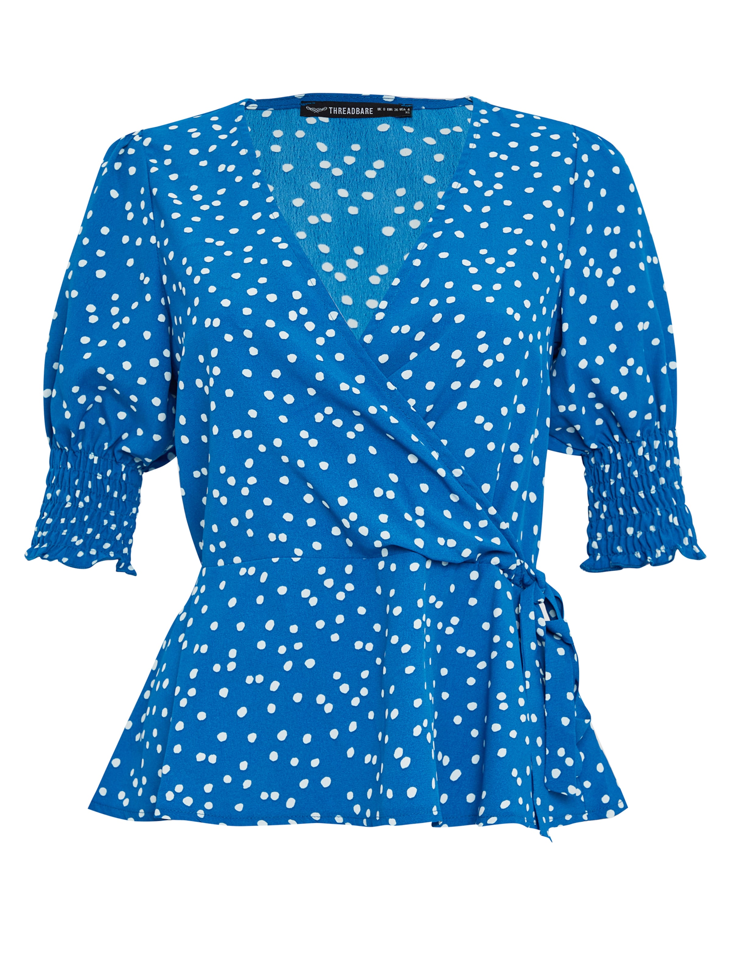 Threadbare Blouse 'Diana' in Blue: front