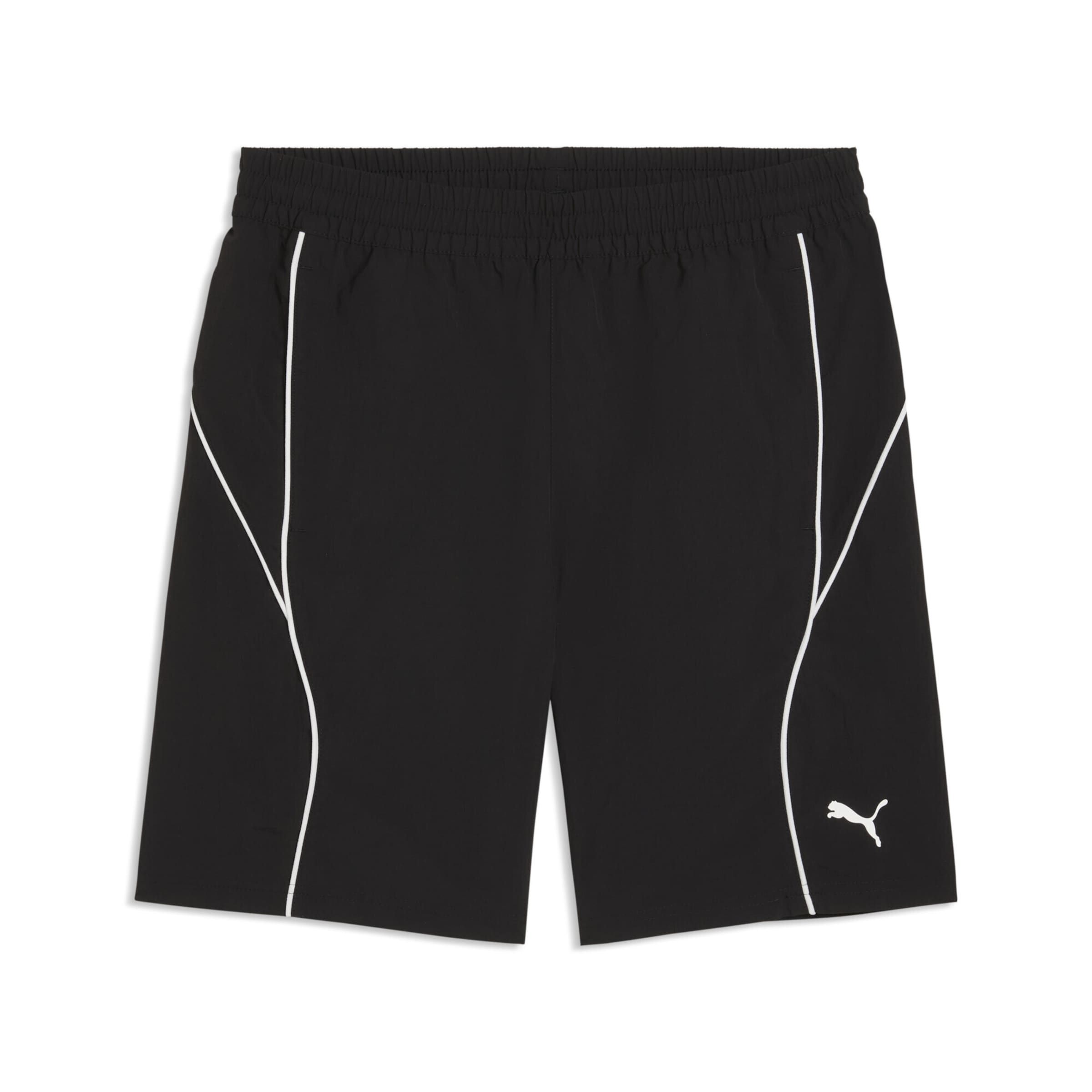PUMA Regular Sportbroek in Zwart: voorkant