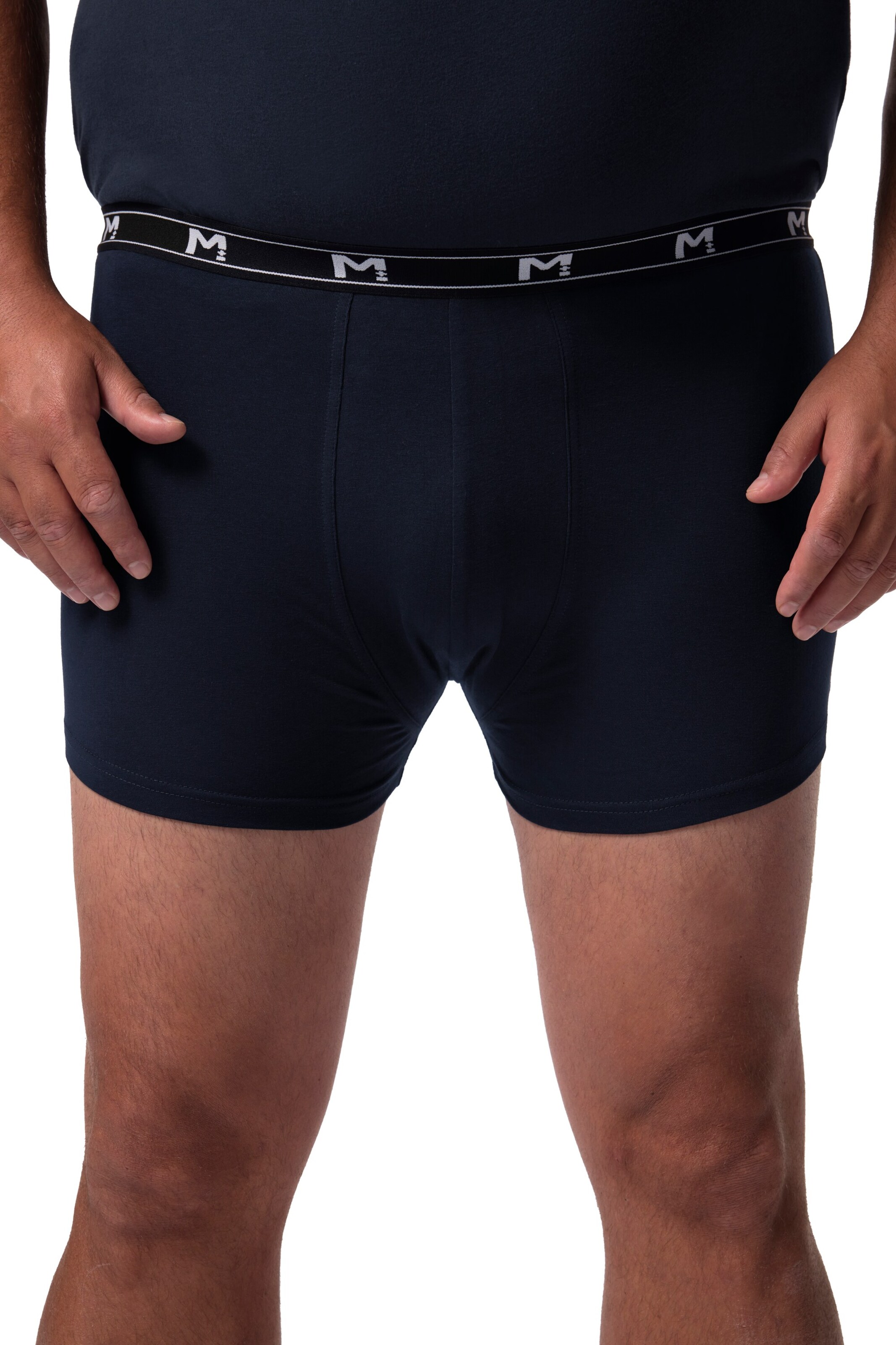 Men Plus Boxer shorts in Black: front