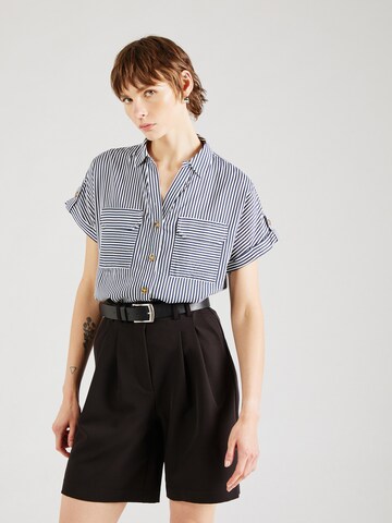 VERO MODA Blus 'VMBUMPY' i blå: framsida