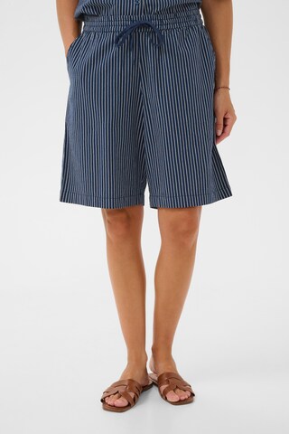 Kaffe Loosefit Shorts 'KAnaya' in Blau: Vorderseite