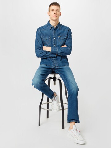 Regular Jeans '11MWZ' de la WRANGLER pe albastru