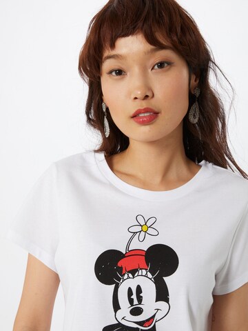 ONLY - Camiseta 'Mickey' en blanco