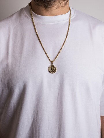 Akitsune Necklace 'Imperator Pendant / Necklace Antique Gold 70 cm' in Gold