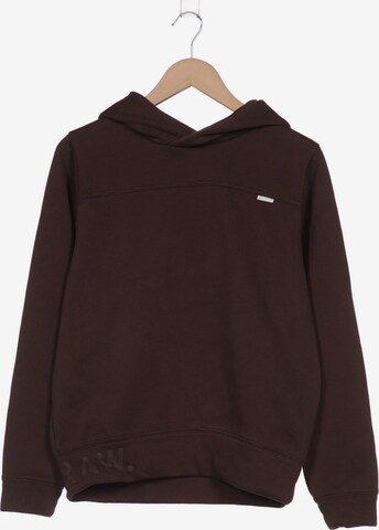 G-Star RAW Sweatshirt & Zip-Up Hoodie in XS in Brown: front