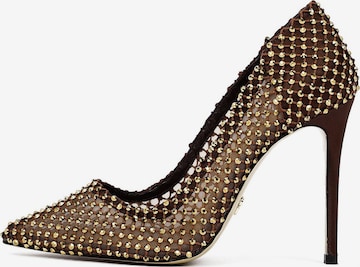 Escarpins Derimod en bronze : devant