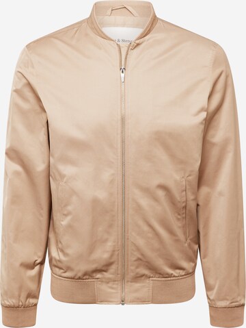 Bruun & Stengade Tussenjas 'Tapia' in Beige: voorkant