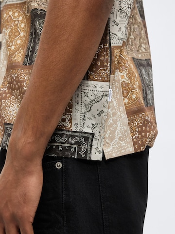 Lindbergh Regular Fit Skjorte i beige