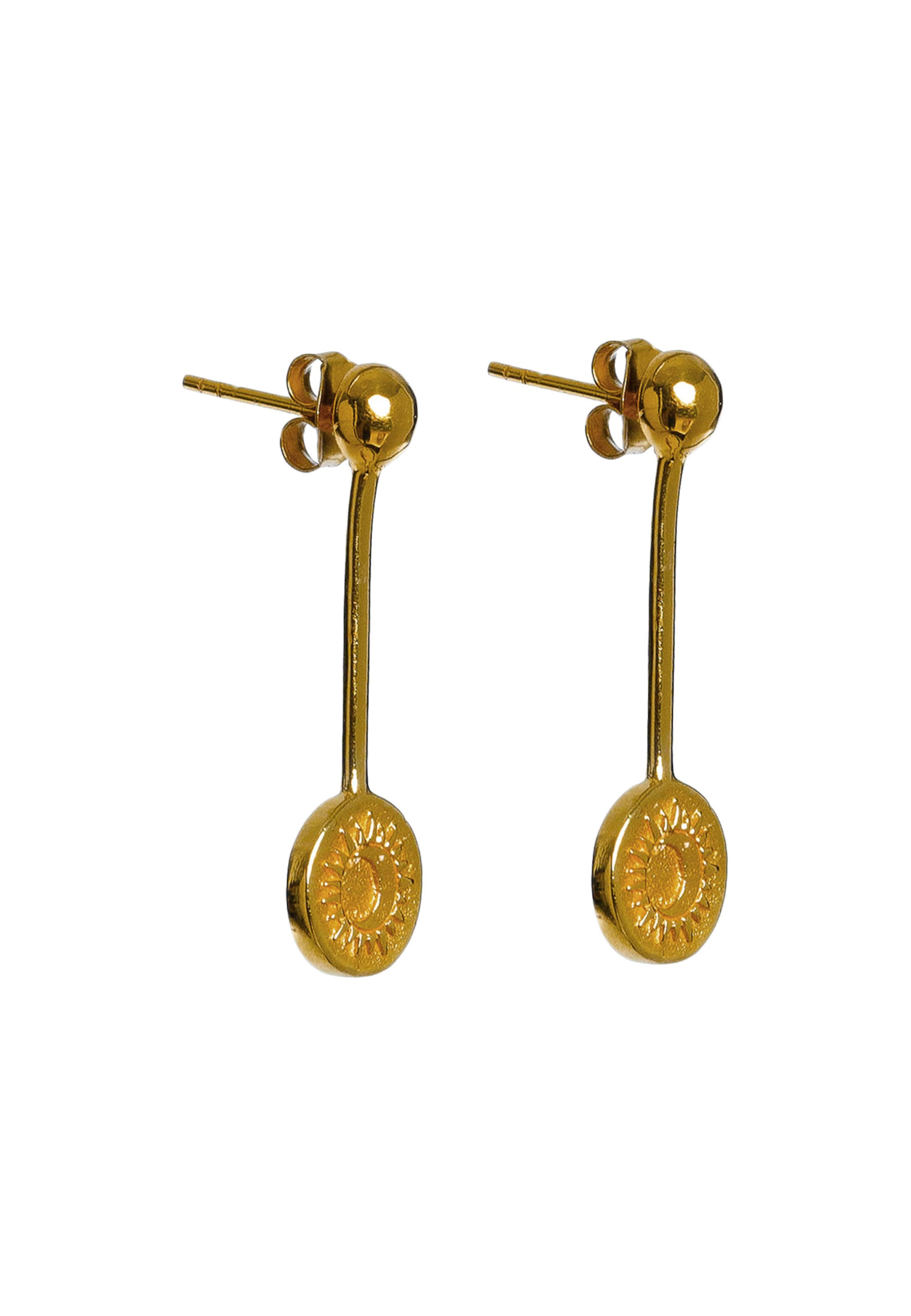 Haze&Glory Earrings 'Sacred Sun' in Gold