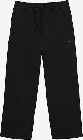 Pull&Bear Trousers in Black: front